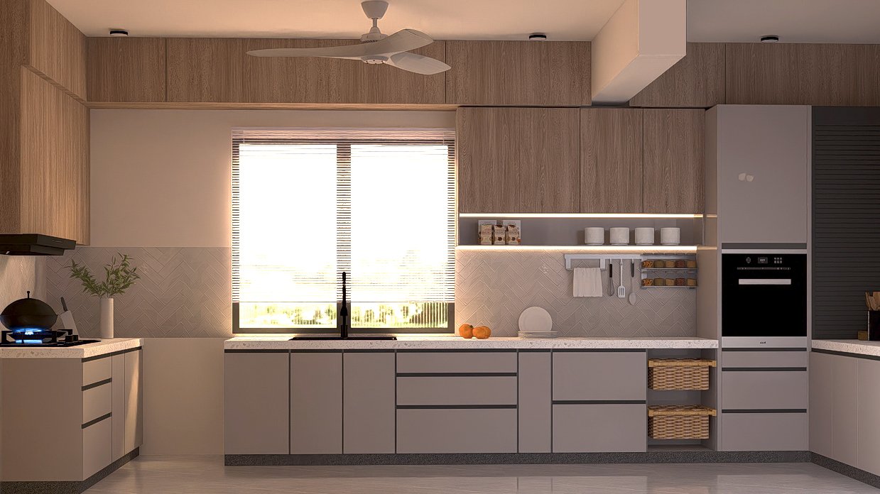 Modern studio apartment design