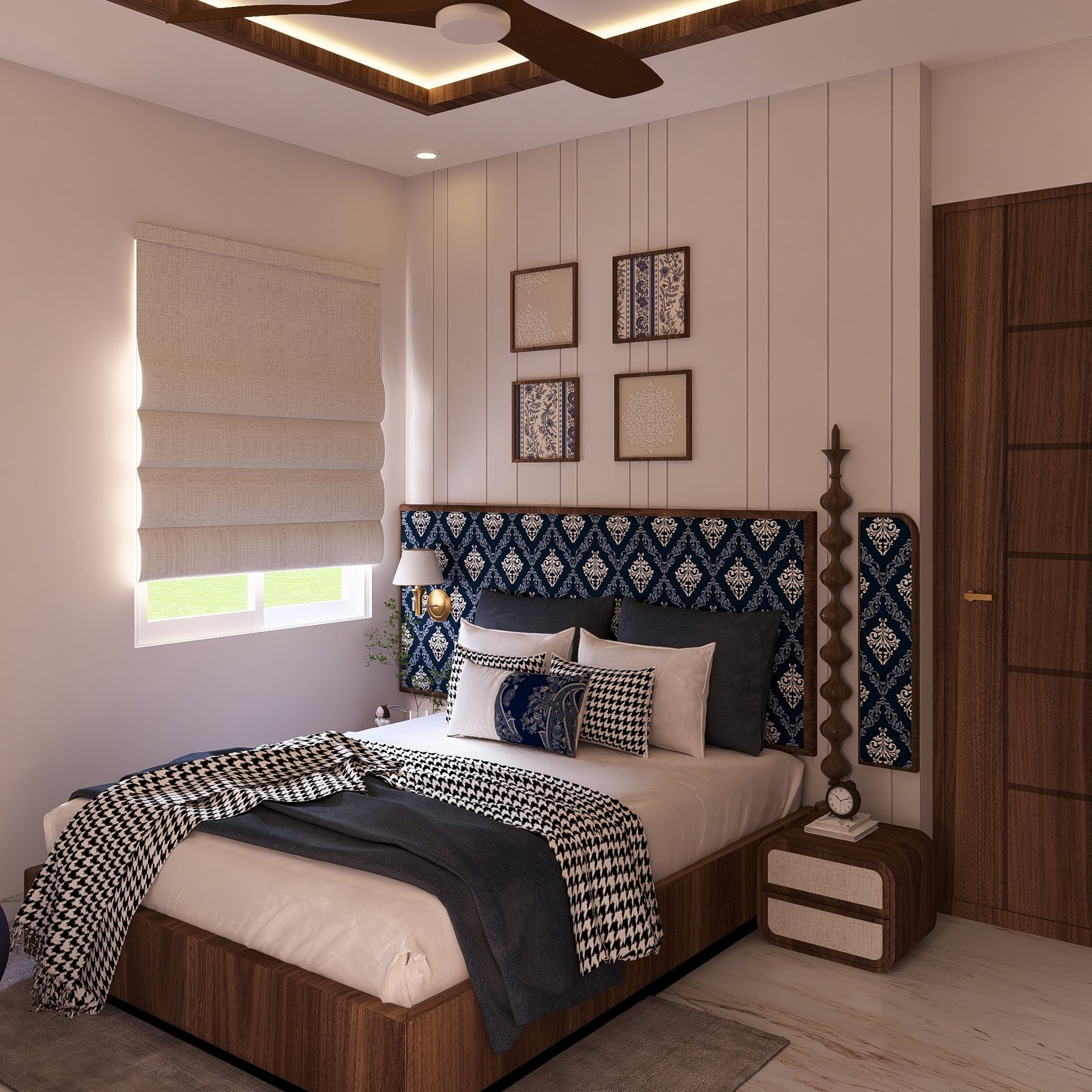 Modern studio apartment design